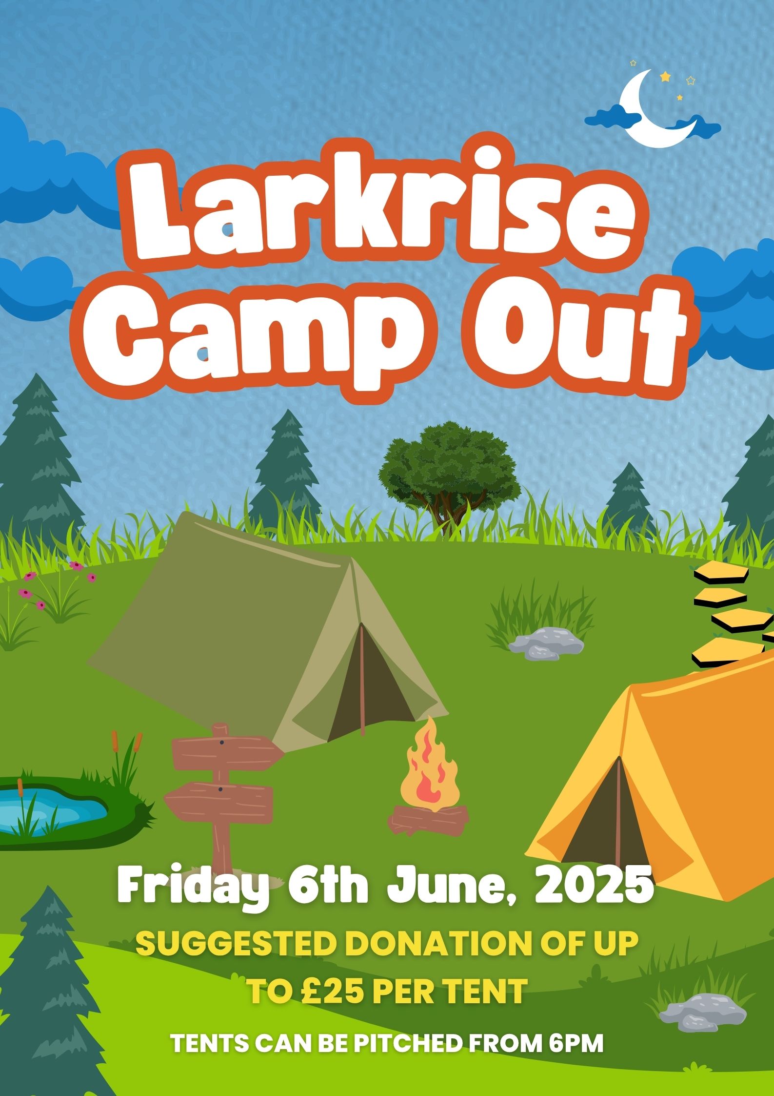 Poster for camping